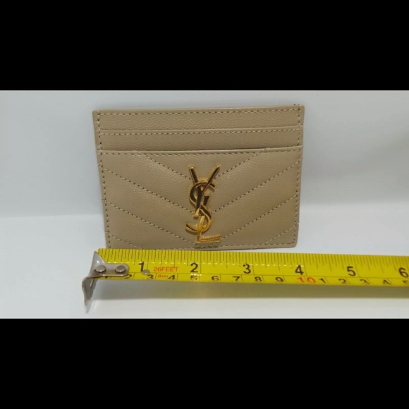 Authentic Saint Laurent Monogram Card Holder - Picture 7 of 10